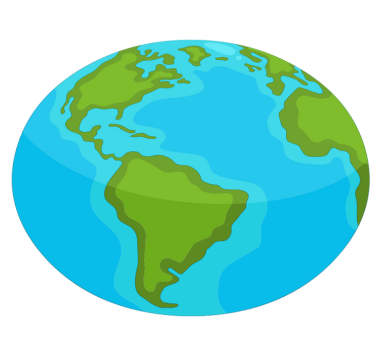 Tapete de vinil globo terrestre - TenStickers