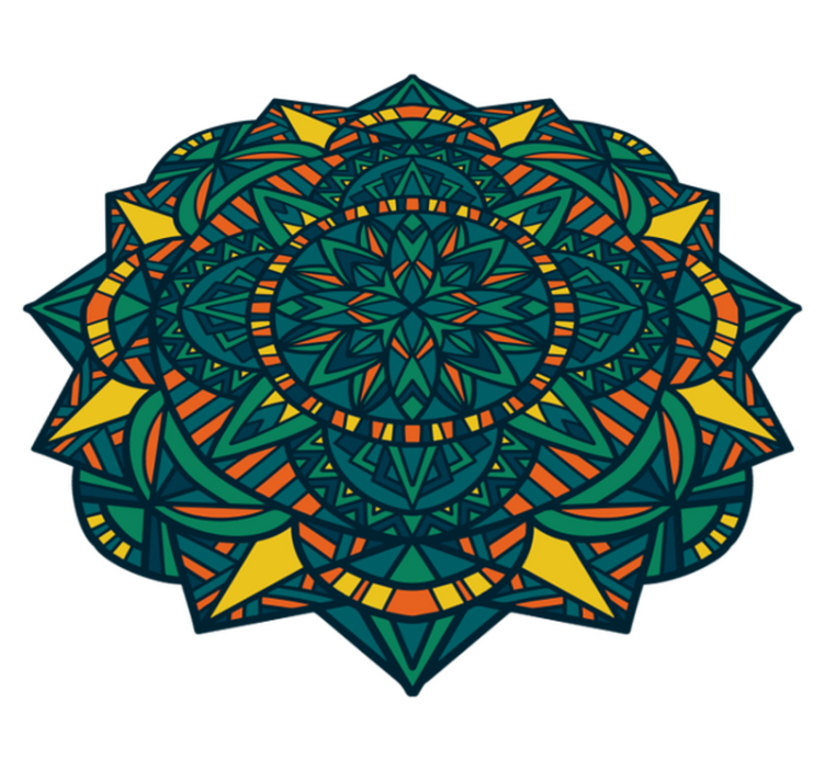 apete de vinil estilo mandala zen - TenStickers