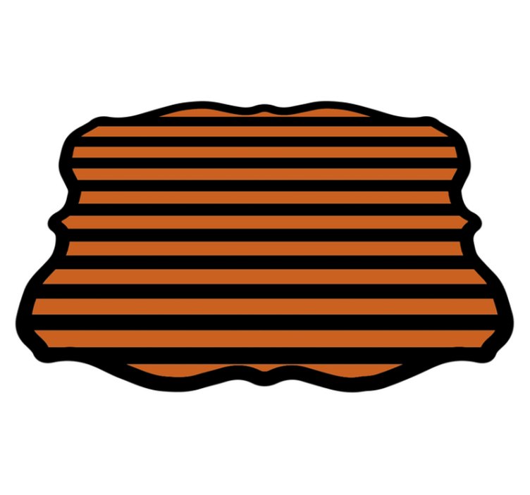 Tapete vinílico halloween listras do dia das bruxas - TenStickers