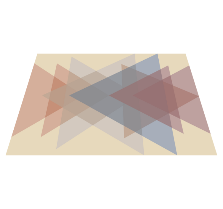 Tapete vinílico geométricas sobreposição geométrica - TenStickers