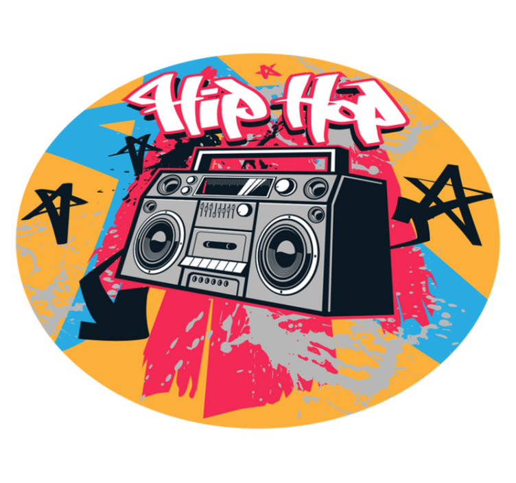 Tapete de quarto de dançarina de hip hop - TenStickers