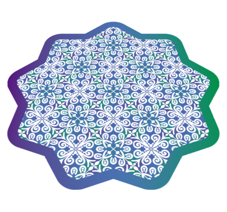 Tapete étnico colorido padrão étnico - TenStickers