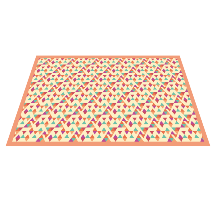 Tapete vinílico mosaico corredor com padrão de mosaico - TenStickers