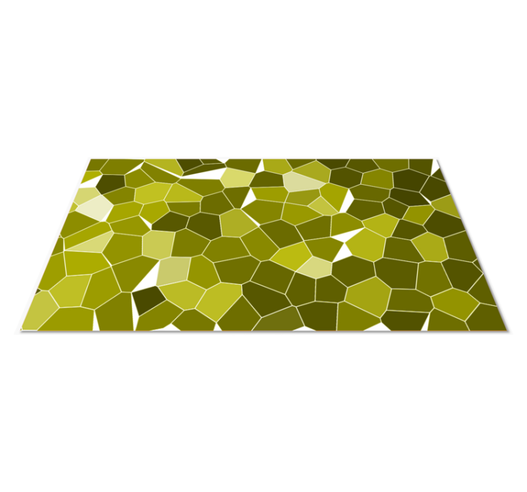 Tapete moderno de pedras de mosaico verdes - TenStickers