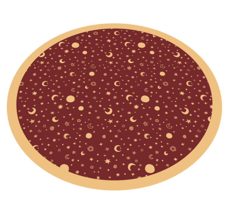 Tapete vinílico para bebés área de recreação celestial - TenStickers