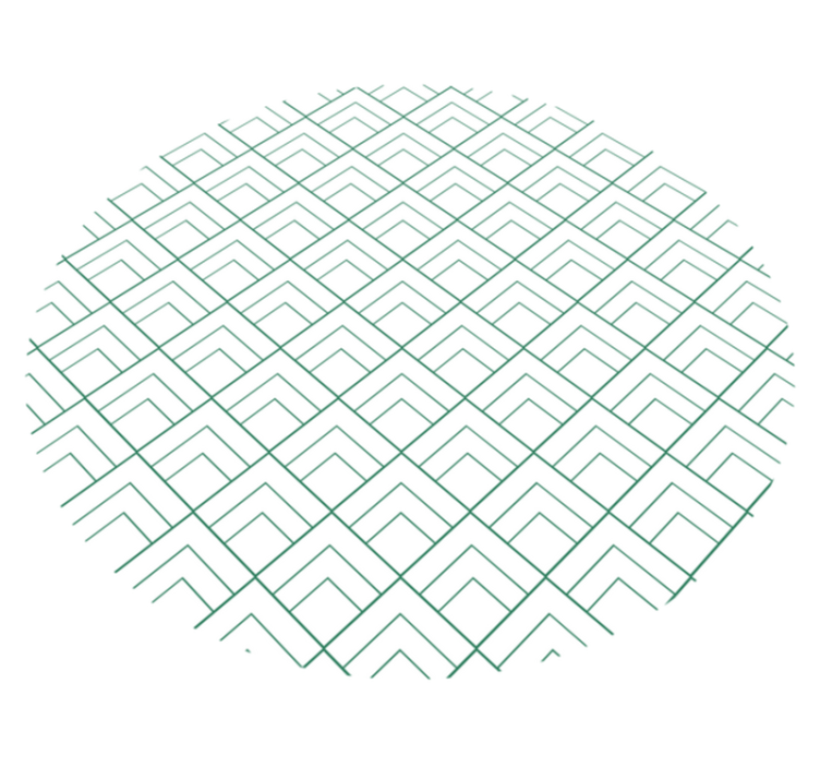 Tapete moderno com motivos quadrados de design - TenStickers