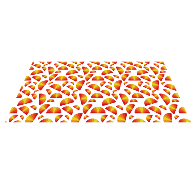 Tapete vinílico geométricas matriz de motivos circulares - TenStickers