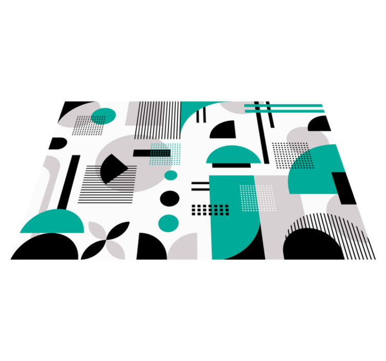 Tapete de vinil de forma geométrica moderna - TenStickers