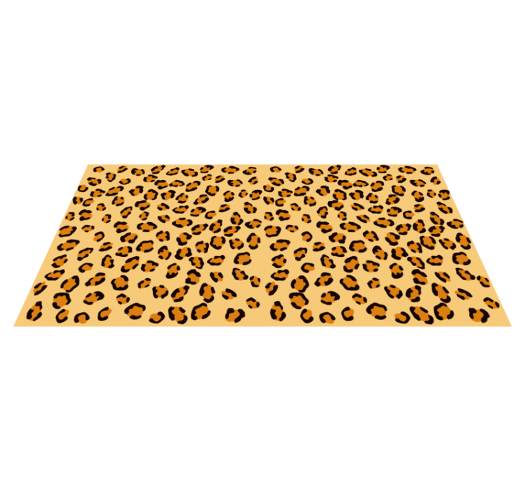 Tapete vinílico estampa de animal manchas de leopardo - TenStickers