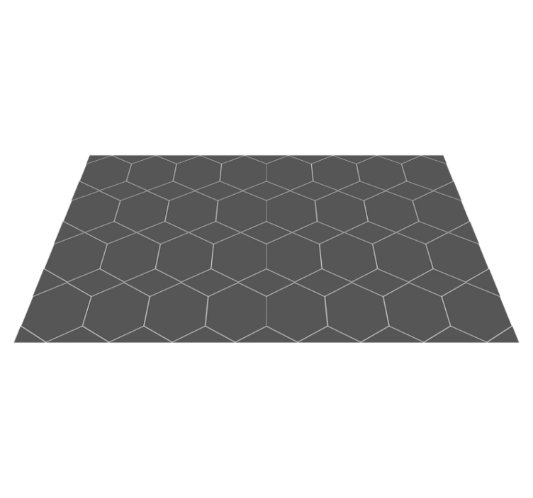 Tapete vinílico azulejos telhas hexagonais - TenStickers