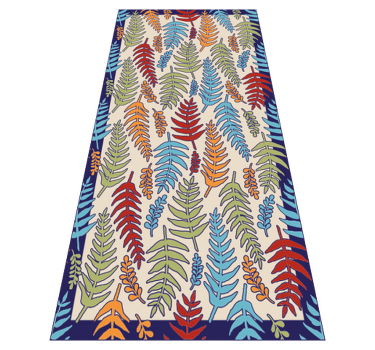 Tapete vinílico flores e plantas listras botânicas - TenStickers