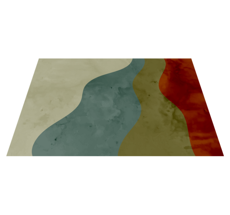 Com tapete de vinil nórdico de quatro cores - TenStickers