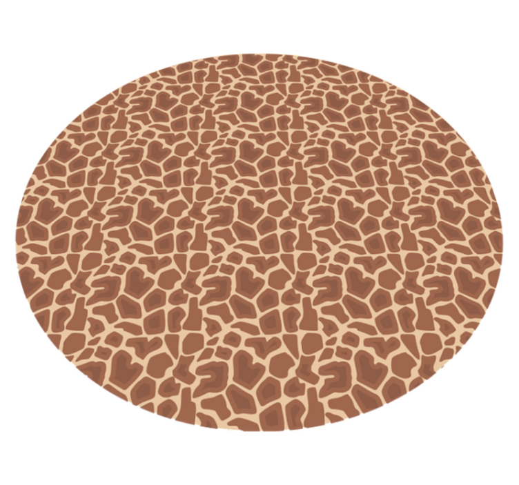 Tapete vinílico estampa de animal padrão de girafa - TenStickers