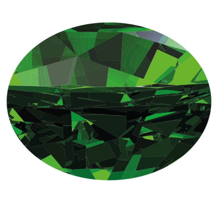 Tapete vinílico texturas facetas verdes geométricas - TenStickers