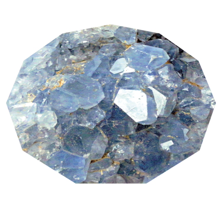 Tapete vinílico outras texturas padrão de cristal glacial - TenStickers