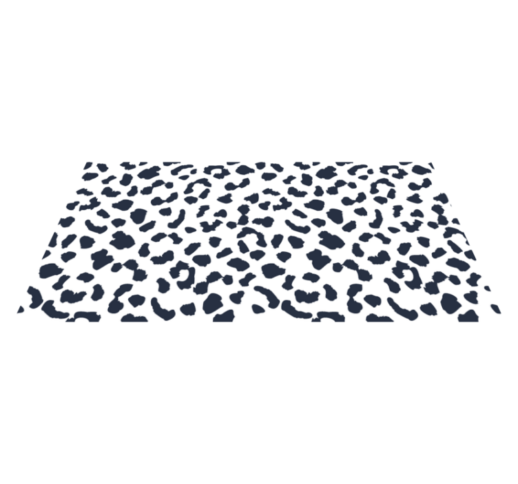 Tapete de vinil de pele de leopardo branco - TenStickers