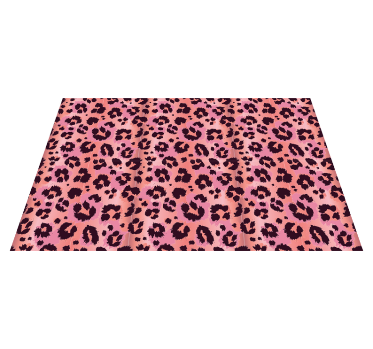 Tapete vinílico para gabinete Leopardo rosa - TenStickers