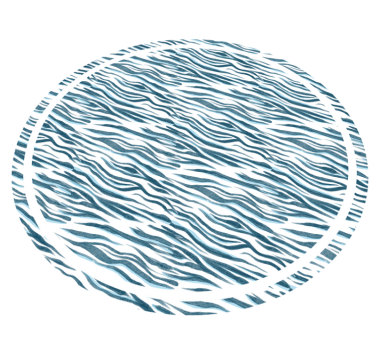 Tapete vinílico estampa de animal onda zebra estilosa - TenStickers