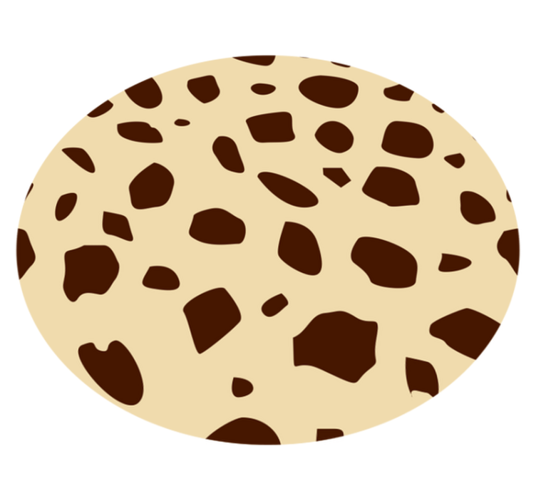 Tapete vinílico estampa de animal calor manchado - TenStickers