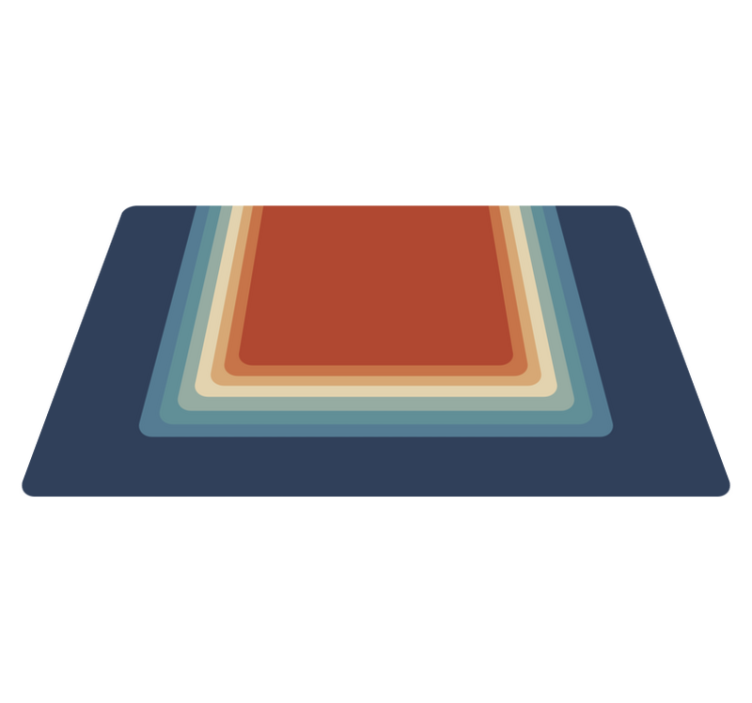 Tapete vinílico moderno listras vibrantes em camadas - TenStickers