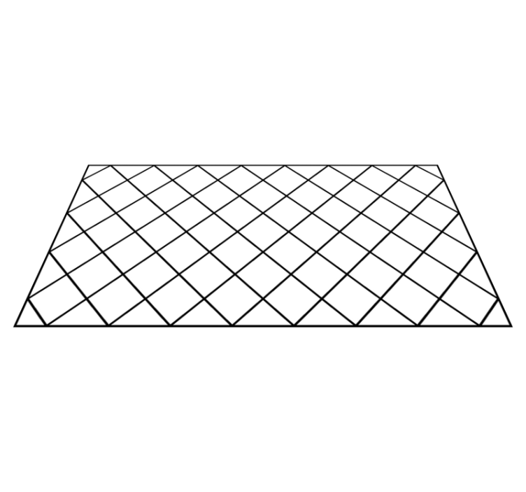 Tapete vinílico geométricas padrões pretos elegantes - TenStickers