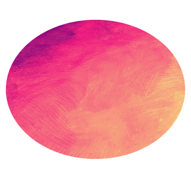 Tapete vinílico quarto arte circular gradiente - TenStickers