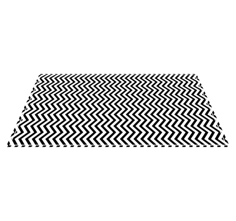 Tapete vinílico geométricas chevron preto e branco - TenStickers