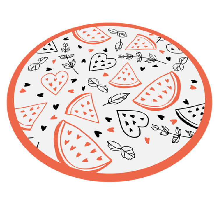 Tapete em vinil infantil padrões de coração doce - TenStickers