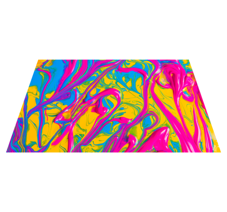 Tapete vinílico moderno padrões vibrantes de redemoinhos - TenStickers