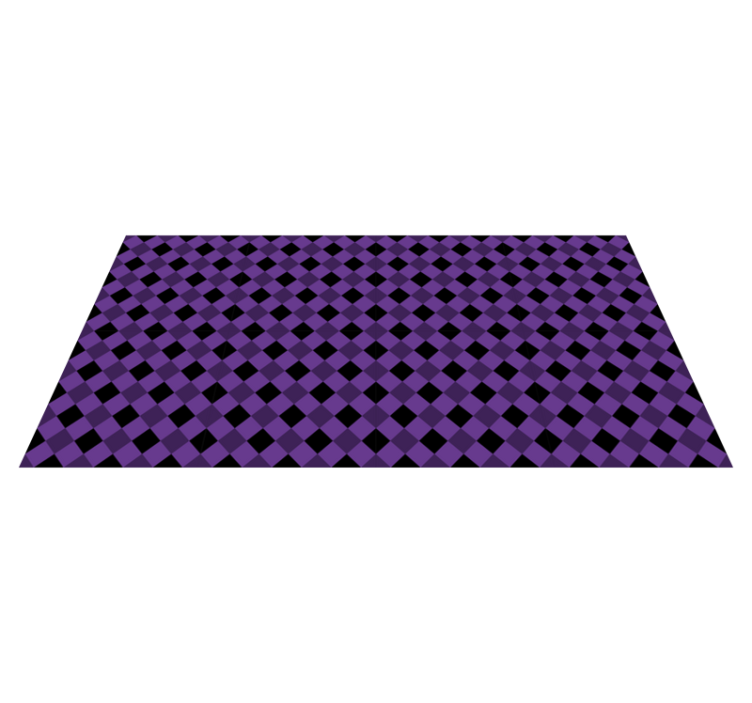 Tapete vinílico geométricas padrão xadrez roxo - TenStickers