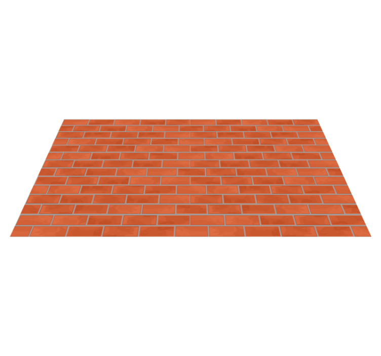 Tapete de textura de tijolos vermelhos - TenStickers