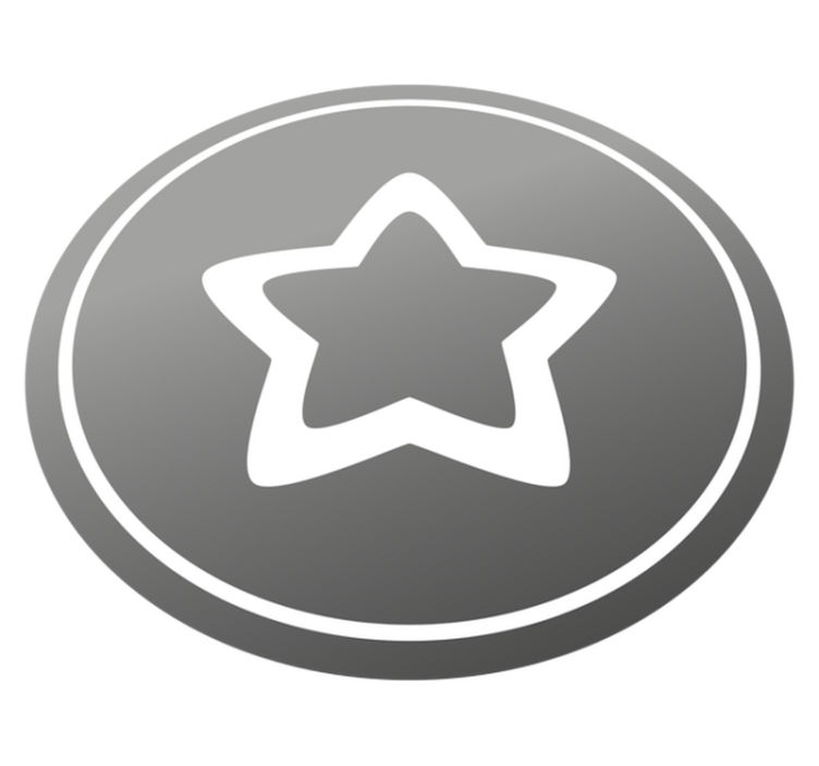 Tapete vinílico estrelas com padrão cinza estiloso - TenStickers