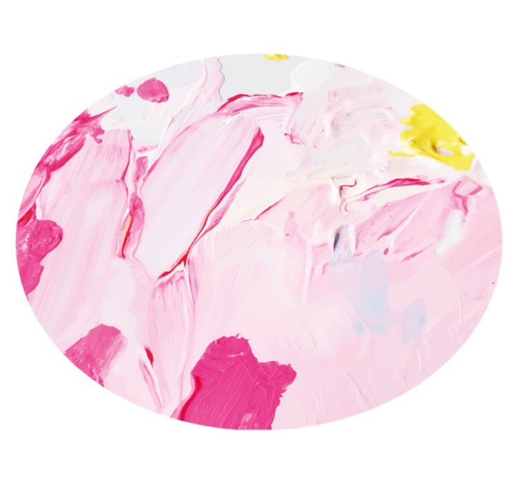 Tapete vinílico flores e plantas respingo floral abstrato - TenStickers