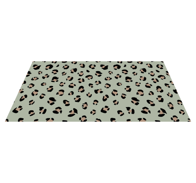Tapete de vinil com estampa de leopardo aquarela - TenStickers