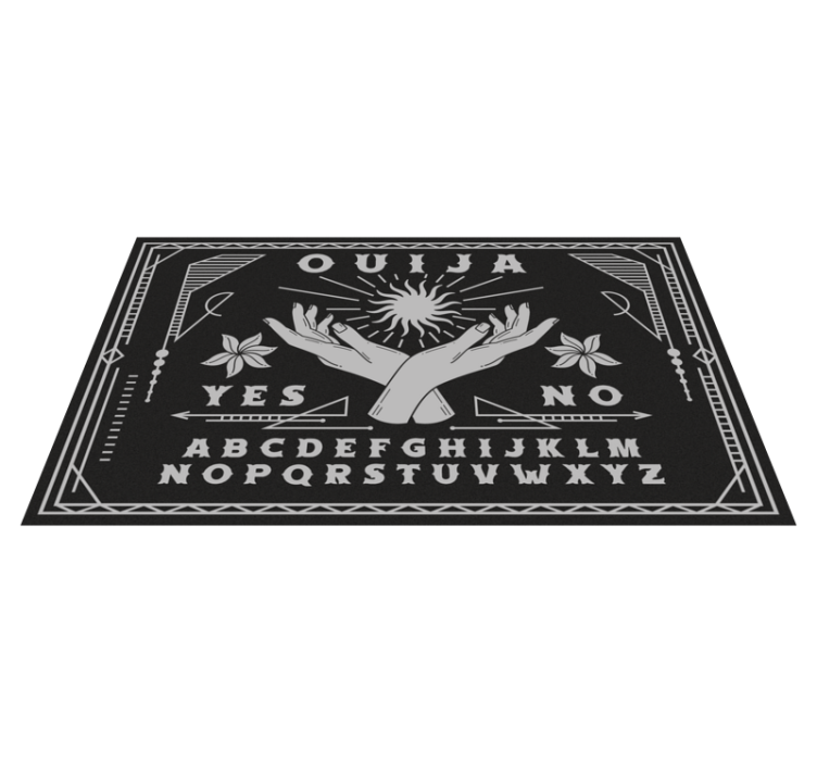 Tapete vinílico de mapa mundial design de mãos ouija - TenStickers