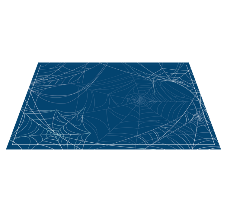 Tapete vinílico halloween padrão de teias de aranha - TenStickers