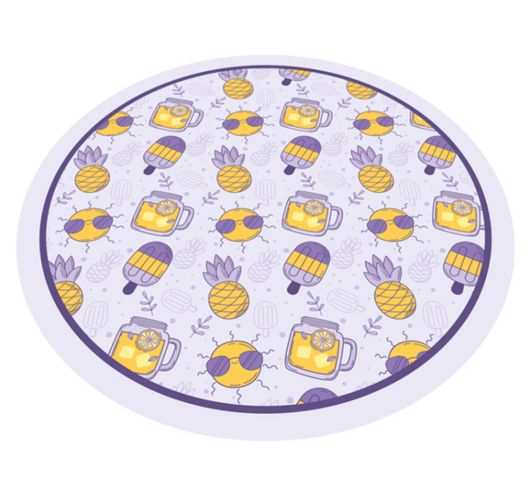 Tapete em vinil infantil diversão de verão tropical - TenStickers