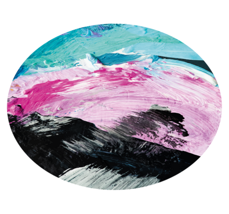 Tapete vinílico outras texturas redemoinho abstrato vibrante - TenStickers