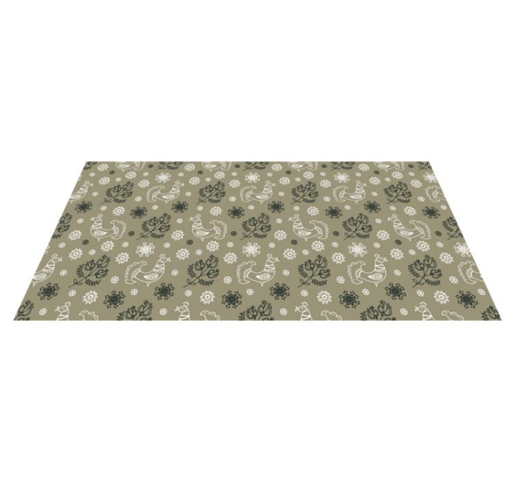 Tapete vinílico com nome motivos animais encantadores - TenStickers