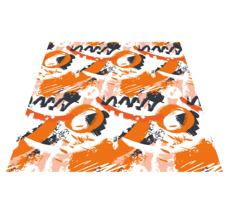 Tapete vinílico moderno formas abstratas explodem - TenStickers