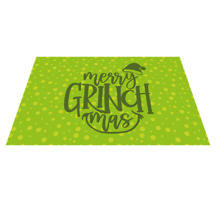Tapete vinílico do Natal alegria do grinch - TenStickers