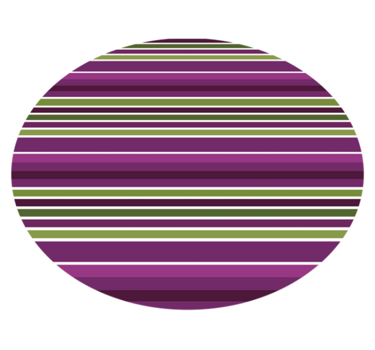 Tapete circular de produtohorizontal roxo e verde - TenStickers