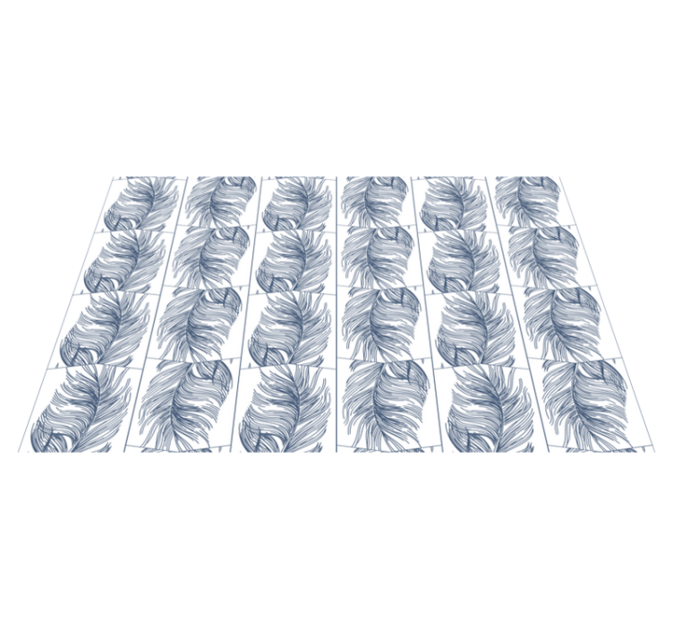 Tapete vinílico natureza folhas graciosas - TenStickers