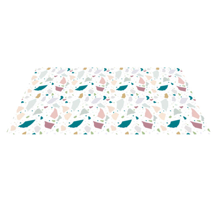 Tapete vinílico geométricas figuras conceituais - TenStickers