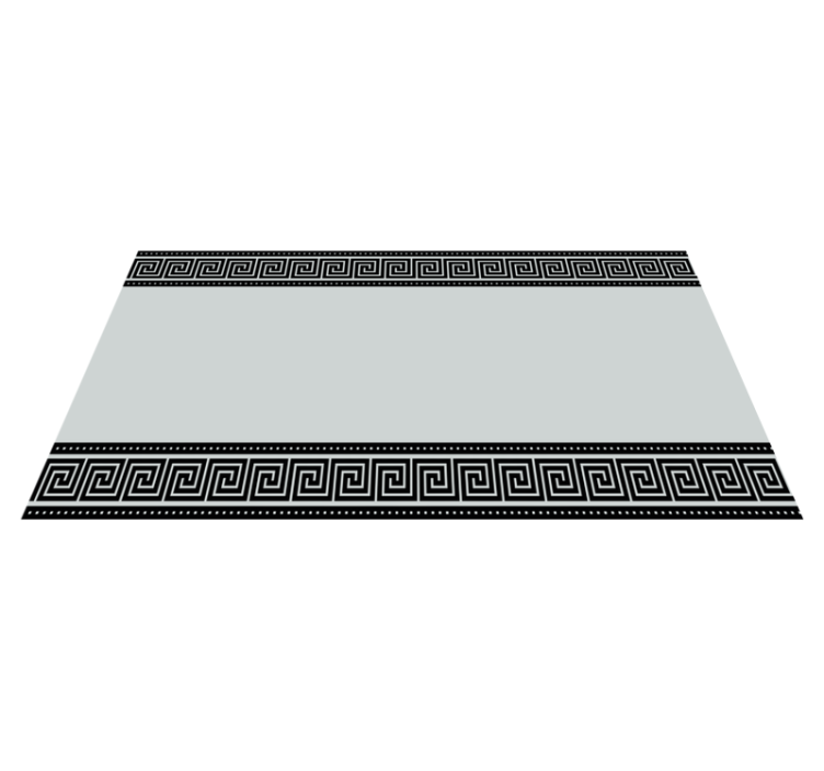 Tapete vinílico de formas geométricas fronteira grega - TenStickers