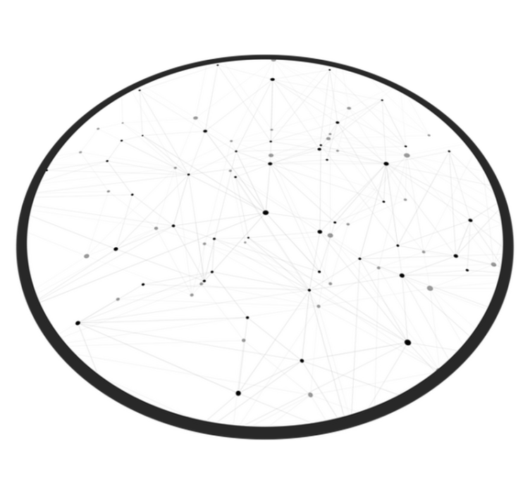 Tapete vinílico moderno padrão de rede abstrato - TenStickers