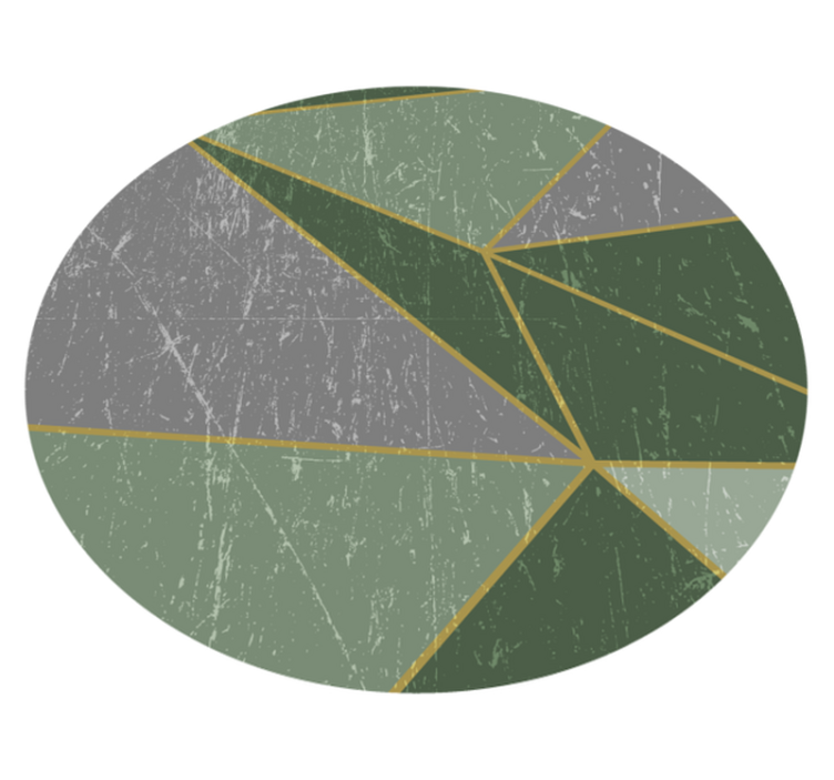 Tapete vinílico geométricas círculo com padrão geométrico - TenStickers