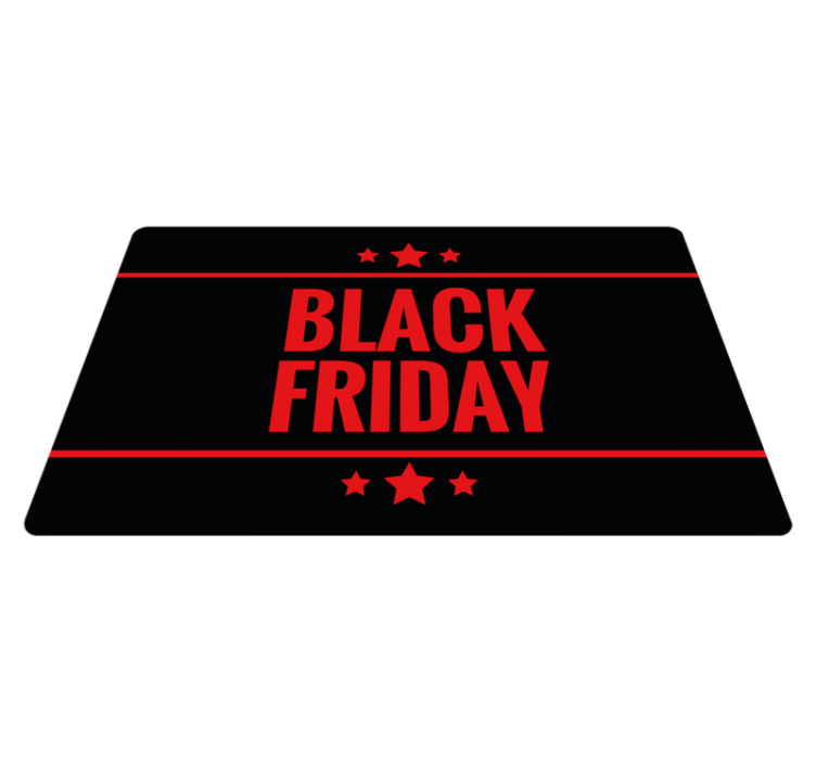Tapete vinil preto black Friday é o dia mais esperado do ano para - TenStickers
