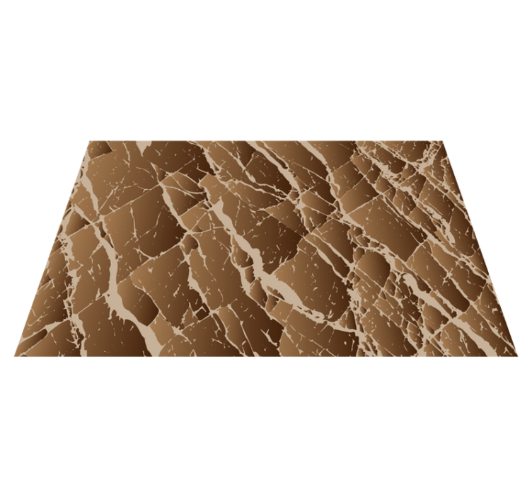 Tapete vinílico para sala de jantar efeito de mármore marrom - TenStickers