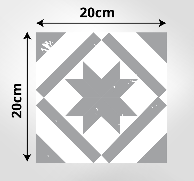 Carpete de ladrilhos pantone cinza - TenStickers